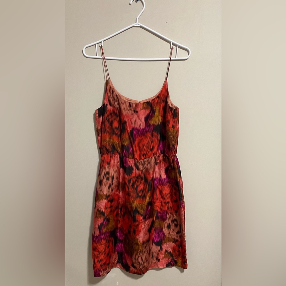 J. Crew Silk Floral Cami Slip Dress Size 4